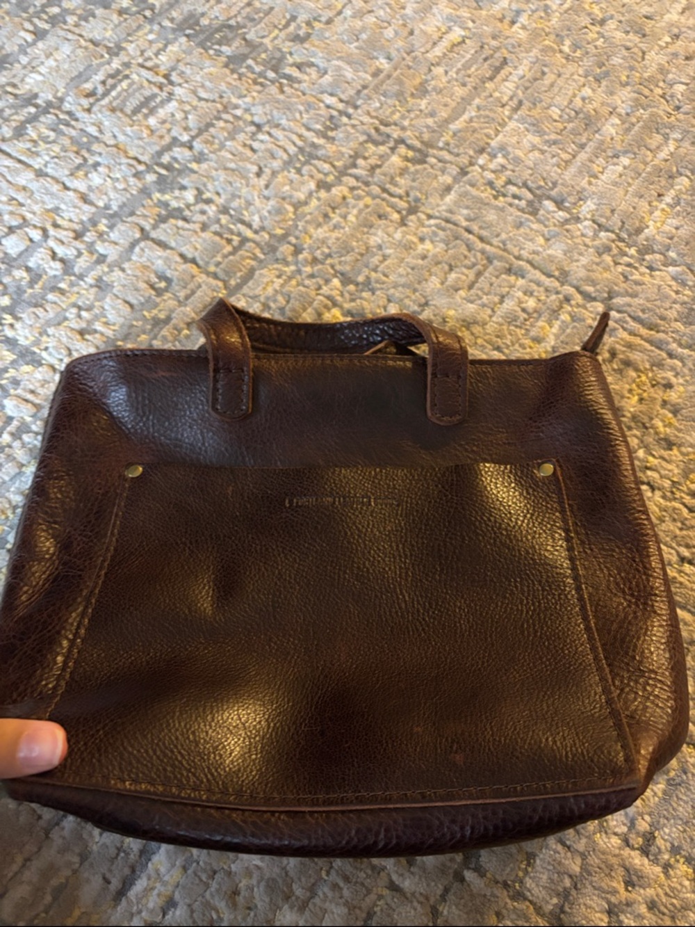 Portland Leather Goods Coldbrew Mini Zippered Crossbody